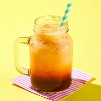 CRACK! THAI ICED TEA · House Brewed Tea X Condensed Milk X Served Over Crushed Ice