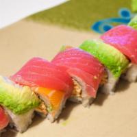 Alameda Roll · Inside: salmon. Outside: avocado and tuna.