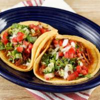 Mole Chicken Taco · 2 Tacos. Our unique vegan mole with chunks of fresh chicken breast; served on a corn tortill...