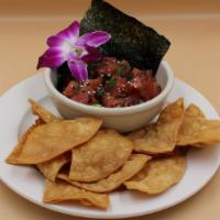 Ahi Poke · Served with Homemade Tortilla Chips