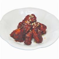 Spicy Wings (6pcs) (매운날개) · Deep Fried Chicken wings