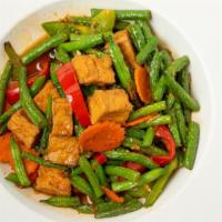 Spicy String Bean · Sala Thai's Favorite. Sautéed string bean, carrot, bell pepper, basil with choice of meat in...