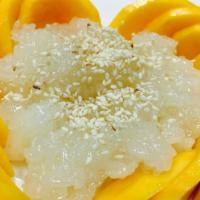 Sweet Sticky Rice with Mango (Seasonal) · 