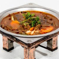 (M4) Spicy Beef Pot / 紅湯牛肉鍋 · 