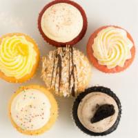 Cupcake Party Box (6 Assorted Pieces) · 6 Assorted Cupcakes
*does not include vegan or gluten free cupcakes