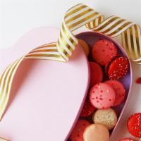French Macaron Heart Box · Includes 13 French macarons in a beautiful heart box. Comes complete with gift wrap {gift ta...