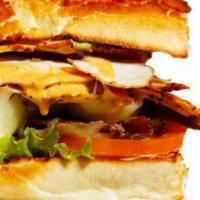 14. The Say Hey Kid · Toasted Dutch Crunch Roll, Warm Chicken Breast And Roast Beef, Melted Swiss And Pepper Jack ...