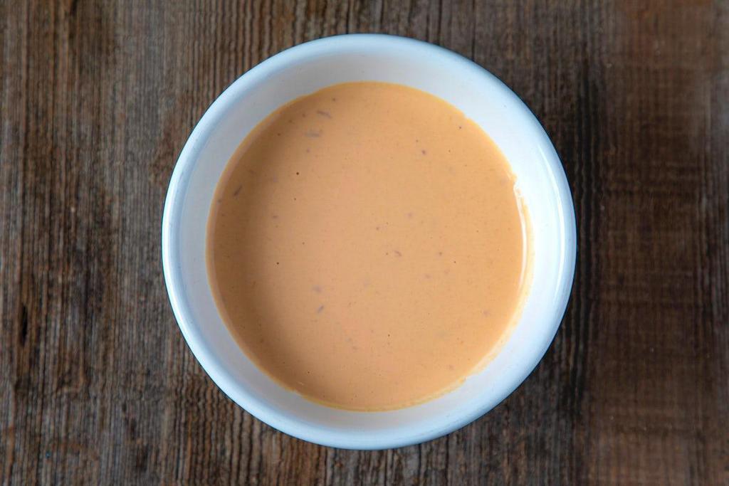 Spicy Tahini Sauce · Sesame seeds transformed and spiced.