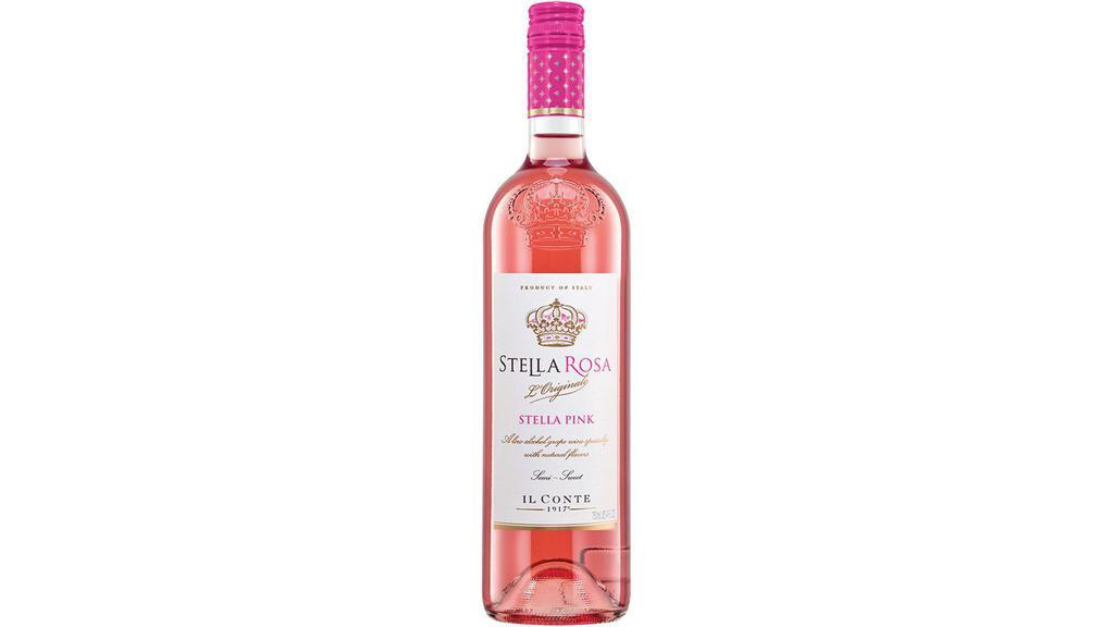 Stella Rosa Pink (750 ml) · Flirty, fun, and young are the words to describe Stella Rosa Pink, the semi-sweet, semi-sparkling wine that is understated. She’s a tease on the eyes but means business on the palate.