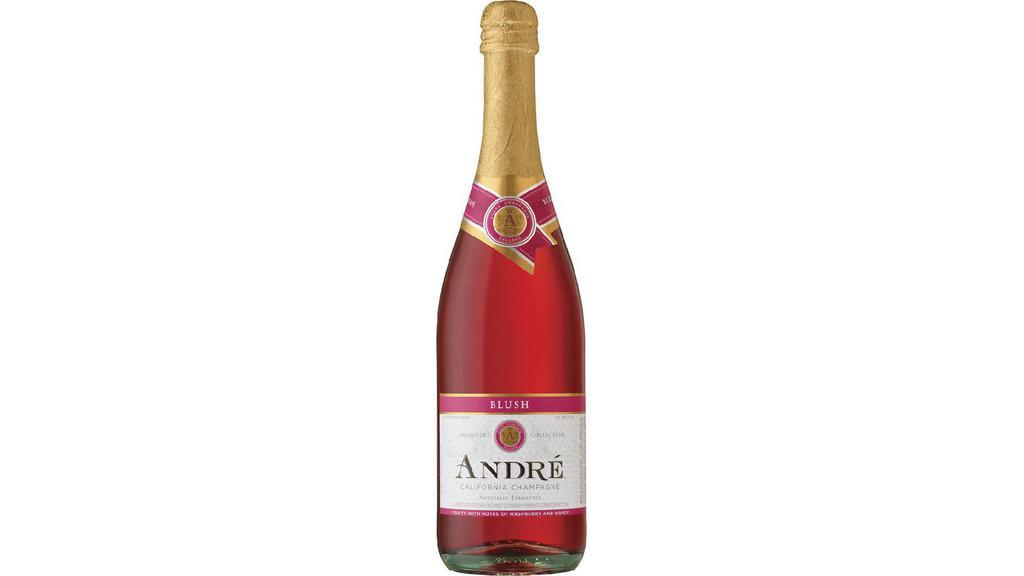 Andre Blush (750 Ml) · Aww you’re making me blush. André Champagne® Blush is a sweet, pink California Champagne with fruity aromas and palate-pleasing raspberry notes. Can’t choose between red or white wine? Choose Blush!