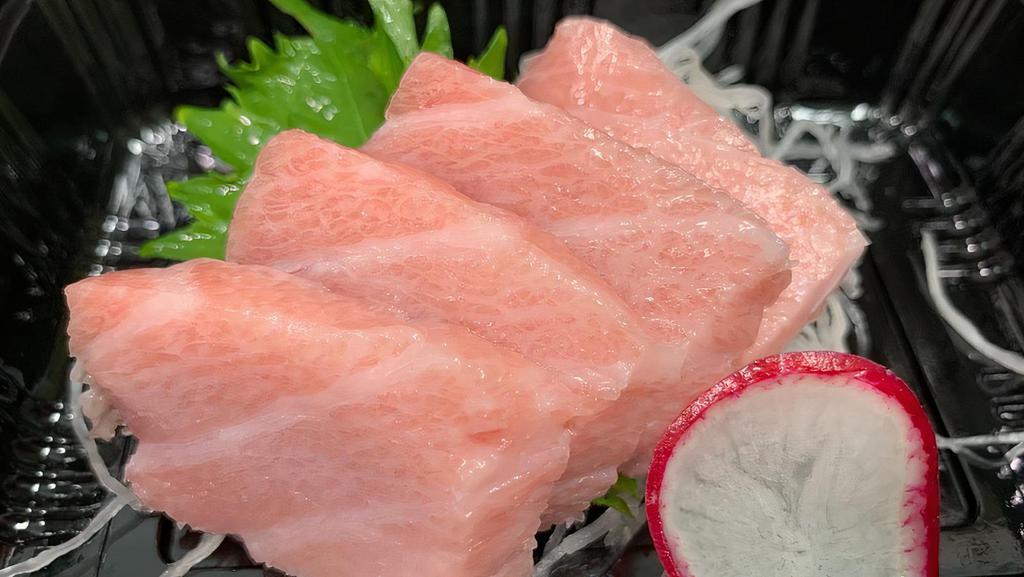 Toro Sashimi 4 pc · Fatty tuna 4 pc