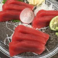 Tuna Sashimi 8 pcs · 8 pc Tuna Sashimi.