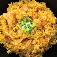 Garlic Fried Rice Bowl · Our Garlic Fried Rice features white rice stir-fried with egg yolk, sliced onions, sliced ga...