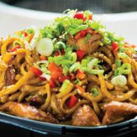 Mega Garlic Noodles With Chicken · A TRIPLE SERVING of our Crowd Favorite: Mega Garlic Noodles with Chicken. Serves 3-5 people....