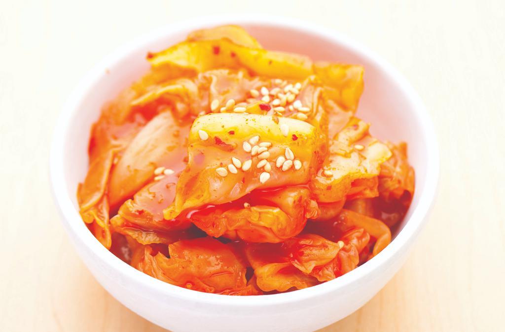 Napa Kimchi · Spicy, pickled Napa cabbage – the perfect side dish for Yakiniku.