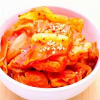 Napa Kimchi · Spicy, pickled Napa cabbage kimchi