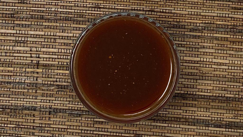 Hot & Spicy Sauce (Approx 0.8 Oz Each) · Our mildly spicy Japanese BBQ dipping sauce. Only available at Gyu-Kaku. Photo is meant for image purposes only and does not necessarily depict the amount of sauce that will be provided.