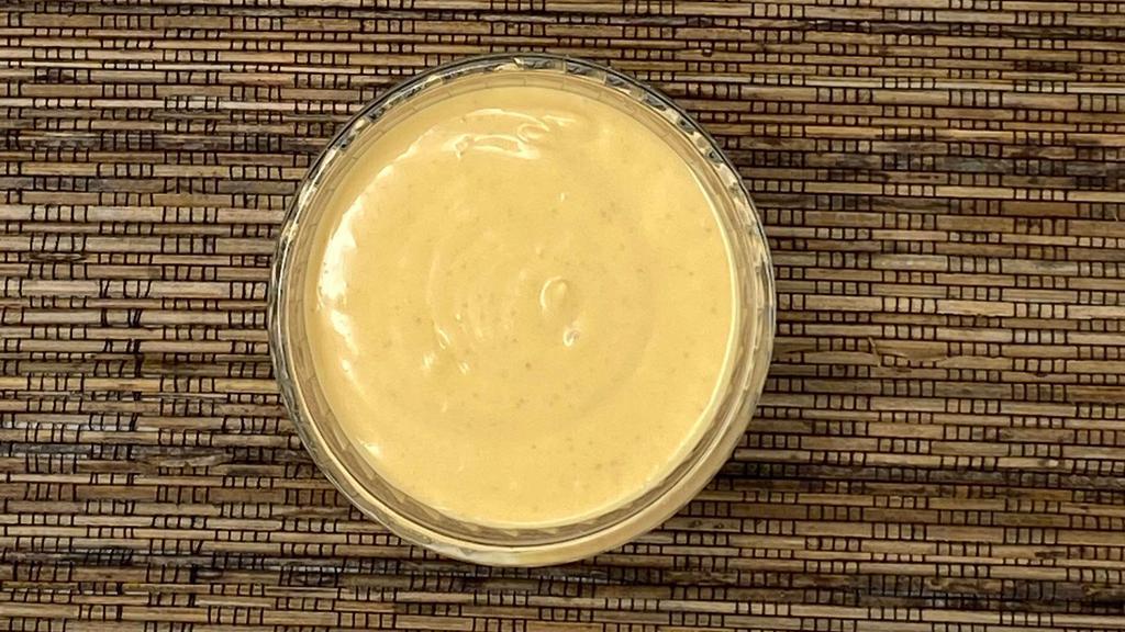 Chili Mayo · Our housemixed sauce features Japanese mayo and chili sauce. Photo is meant for image purposes only and does not necessarily depict the amount of sauce that will be provided.