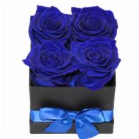 Preserved Roses Gift Box With Sapphire Blue Roses · Our Preserved Roses Gift Box is a uniquely beautiful and long-lasting gift. Each box is hand...