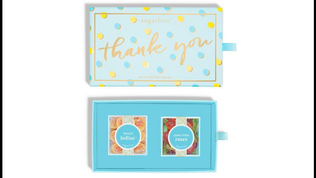 Thank You 2Pc Candy Bento Box By Sugarfina · Our Thank You Candy Bento Box makes a perfect gift to show gratitude for someone special. Includes - 1 