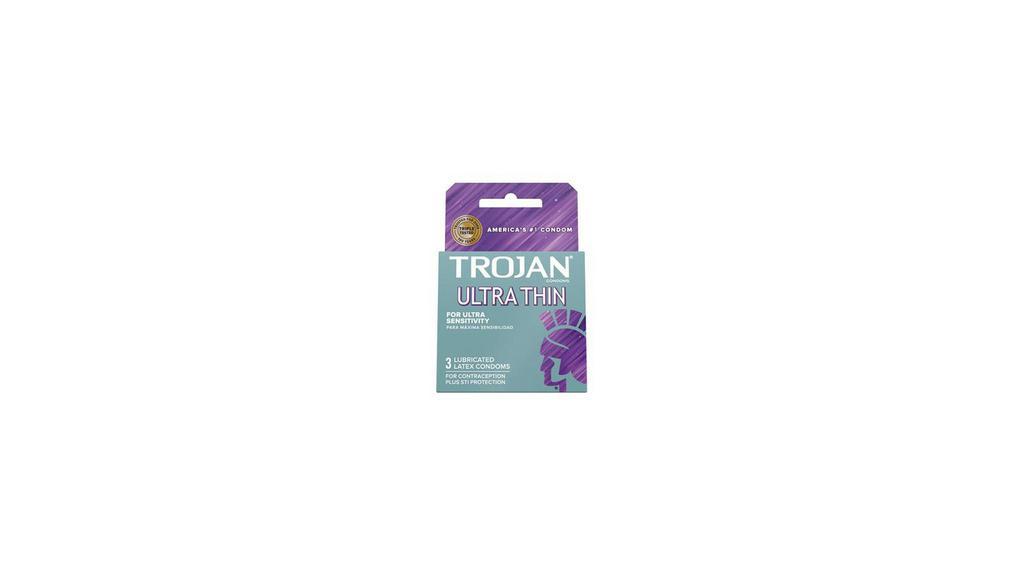 Condoms, Trojan Magnum Ultra Thin 3 Pack · 