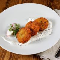Potato Cakes · Vegetarian. With feta and dill.