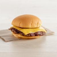Cheeseburger · Griddled patty with cheese and your choice of toppings (contains milk, wheat, soy, and gluten)