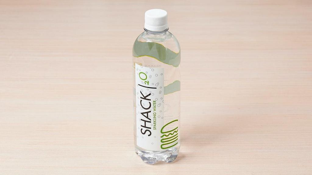 Sparkling Shack2O Water · 1% of every bottle sold supports the cleanup of water sources