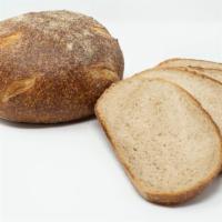 Country Sour  Whole Wheat · Rustic Crusty Sourdough Loaf Composed of 50/50 Blend of Whole Wheat Flour and White Bread Fl...