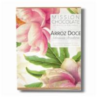 Mission Chocolate Arroz Doce White Chocolate (60grs Bar) · White chocolate with cinnamon and crispy rice. Ingredients: cocoa butter, organic sugar, mil...