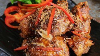 Tamarind Chicken · Half fried chicken topped with our secret special tamarind sauce, kind of sweet & sour.