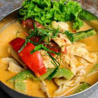 Panang Curry · A popular curry that's sweet and relatively mild, featuring ground roasted peanuts served wi...