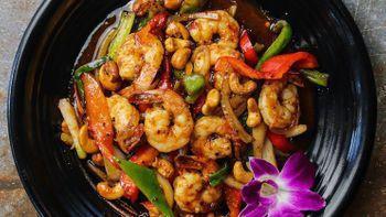 Cashew Nut · Your choice of meat stir-fried with onion, green onion, bell pepper, cashew nut and dried ch...