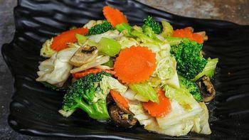 Vegetables Deluxe · Your choice of meat sauteed in mild sauce with mixed vegetables.   Please note: It’s NOT glu...