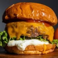 Cheesus Classic! · Taste the American dream with your choice of tofu or impossible patty and served on a griddl...