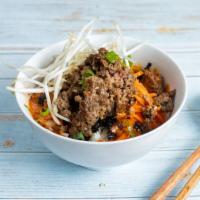 The Impossible Dream · Impossible beef sweet and spicy with green onion and mung bean sprouts served with your choi...