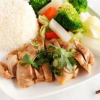 36 Hainan Chicken Rice Plate · 