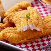 Cajun Style Fish · Cajun styled deep fried fish.