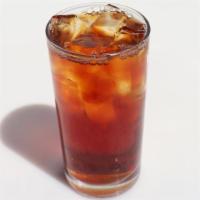 Iced Black Tea · Ceylon black tea, unsweetened.