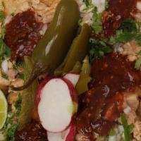 Pollo - Chicken · chicken shredded ,onion cilantro ,red salsa