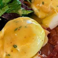 Eggs Benedict - Smoked Salmon · With your choice of smoked salmon, prosciutto, or vegetarian.