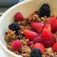 Oatmeal · With fruit, honey, and granola..