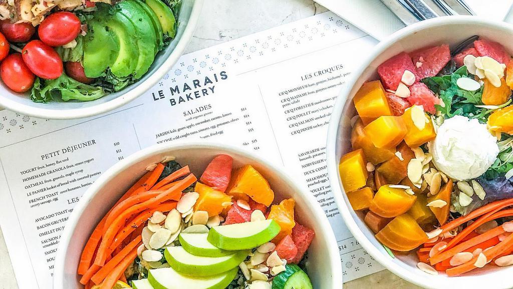 Make-Your-Own Salad (5) · Make your dream salad by selecting 5 of your favorite Le Marais items.