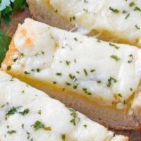 Garlic Bread · Served with melted cheese.