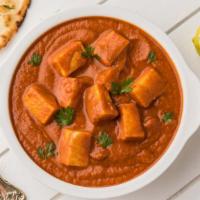 Paneer Tikka Masala · Fresh spinach and cottage cheese slowly cooked in tikka masala (indian) sauce.