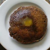 Gluten-free Apple Cinnamon Pancake · Two buckwheat pancakes with 100% maple syrup and seasonal fresh fruit