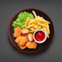 8 pcs Chicken Nuggets with Fries · 8 pieces of classic chicken nuggets served with a side of fries.