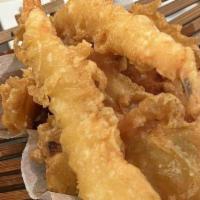 Tempura · Deep fried Shrimp (2pcs) & Vegetable