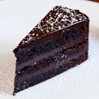 Torta al Cioccolato · Italian chocolate fondant cake.