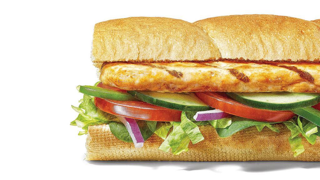 Oven Roasted Chicken Breast Footlong · The Oven Roasted Chicken you love is piled high atop freshly baked bread with your choice of toppings.